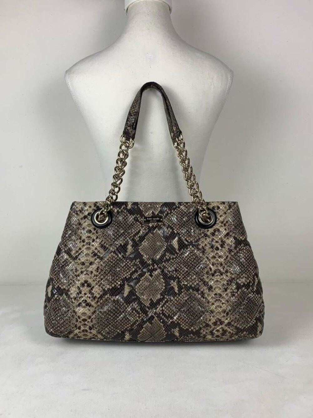 Kate Spade New York Snakeskin Leather Tote Bag - Chic Style for Every Occasion